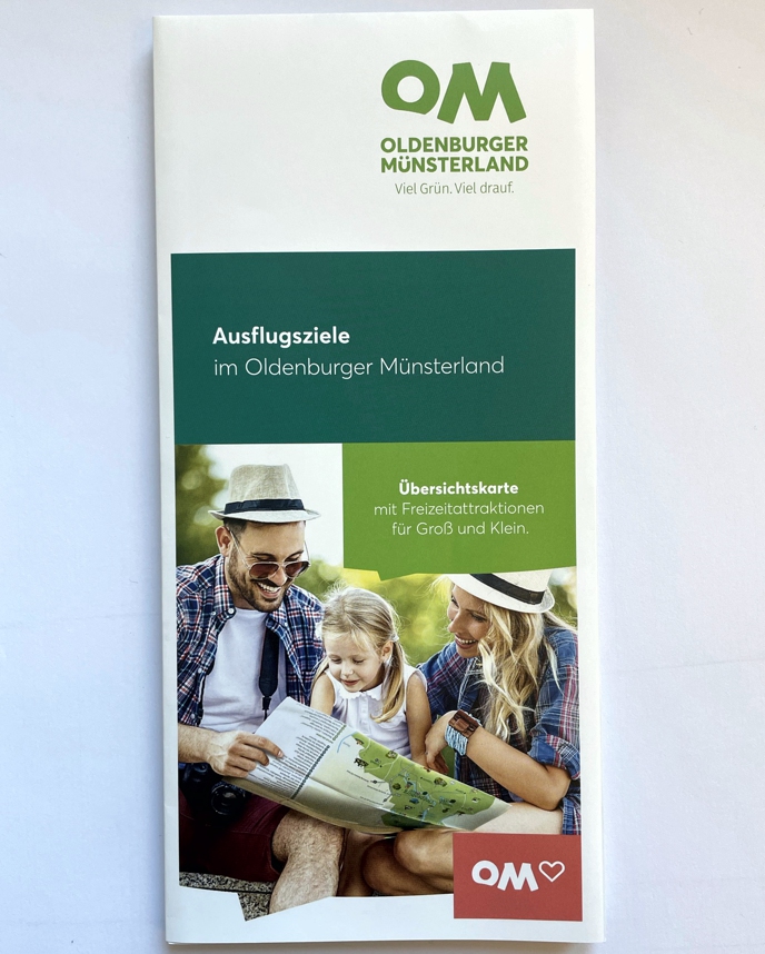 Ausflugziele im Oldenburger Münsterland – Übersichtskarte