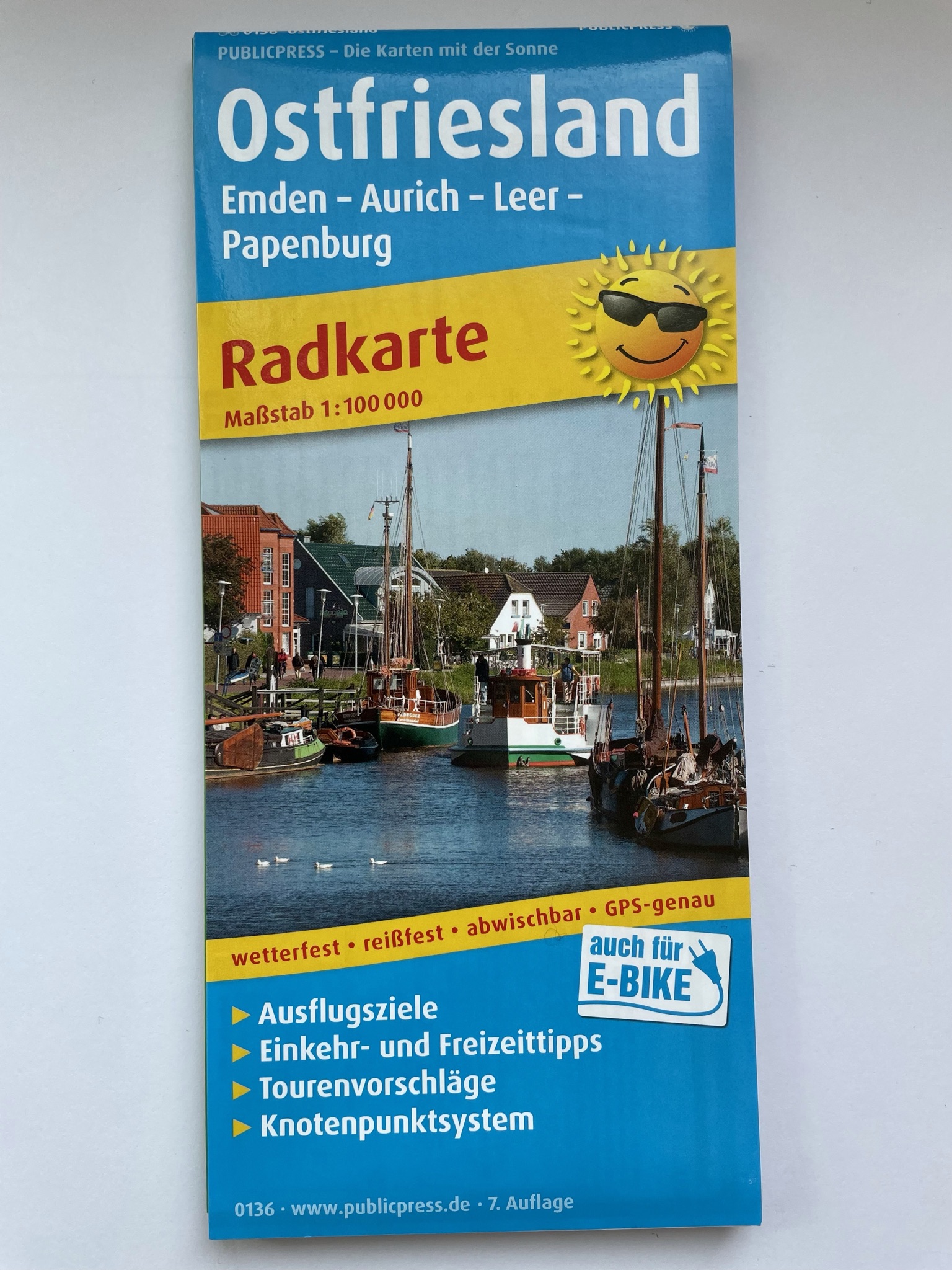 Radwanderkarte Ostfriesland
